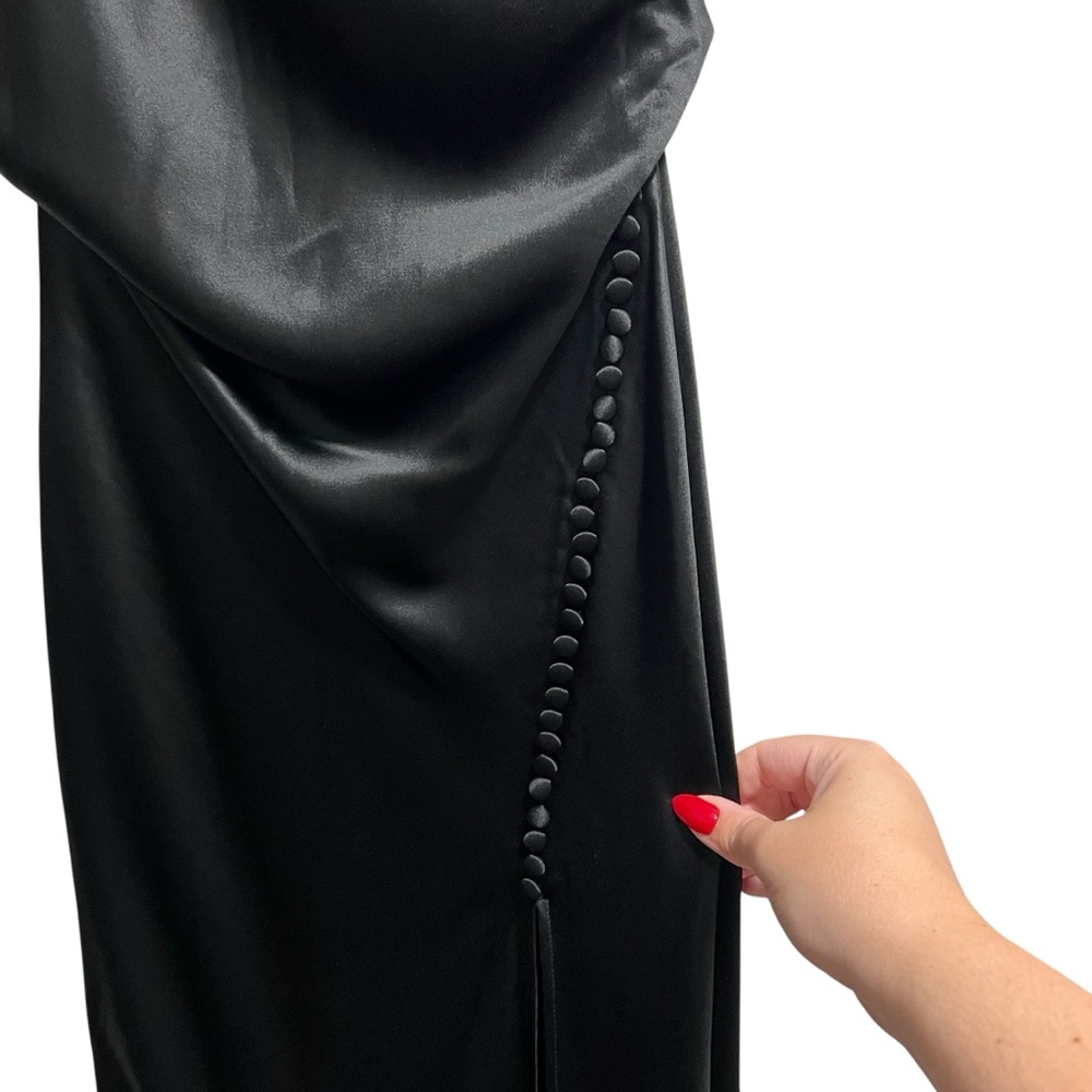 NEW NWT Sau Lee X Revolve Penelope Maxi Gown In Black - Picture 4 of 13